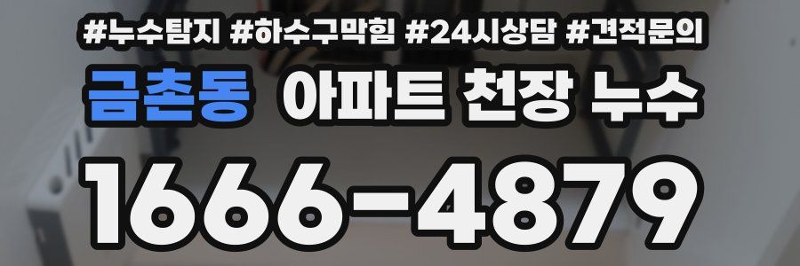 금촌동 아파트 천장 누수