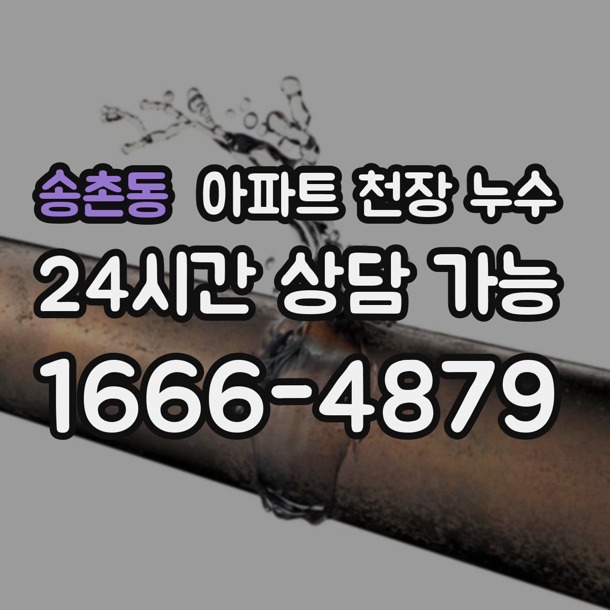 송촌동 아파트 천장 누수