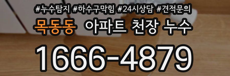 목동동 아파트 천장 누수