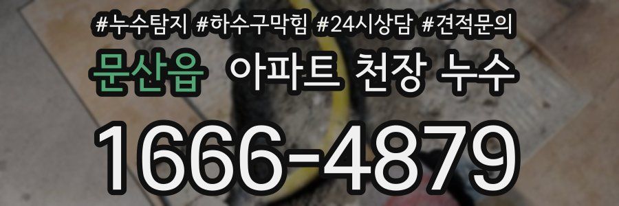 문산읍 아파트 천장 누수