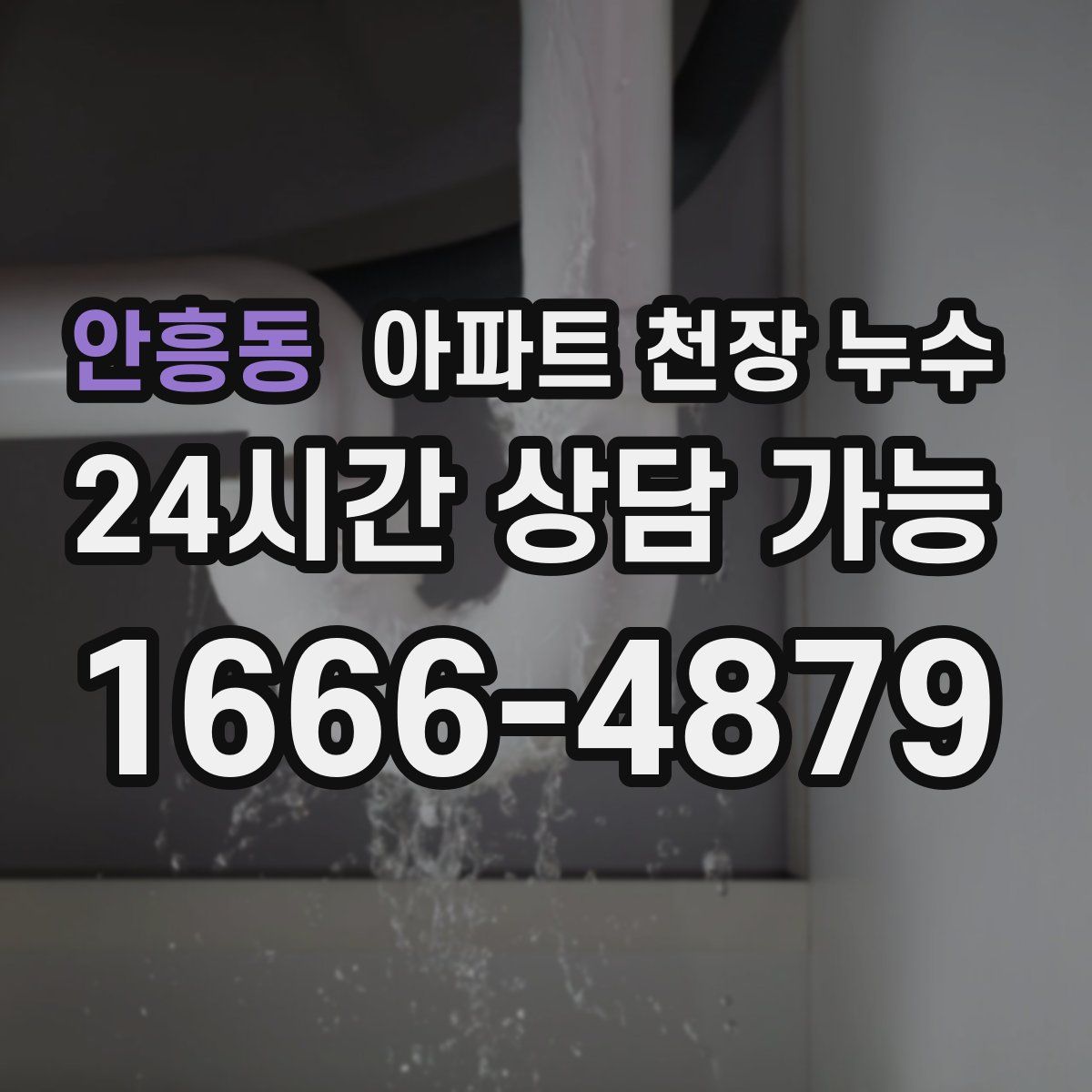 안흥동 아파트 천장 누수