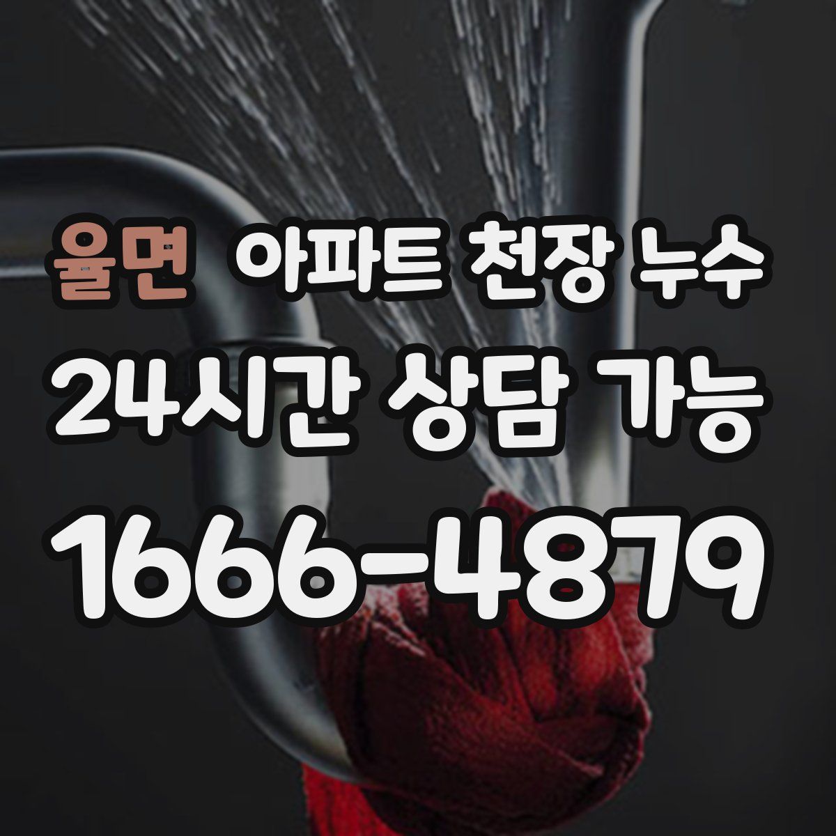 율면 아파트 천장 누수