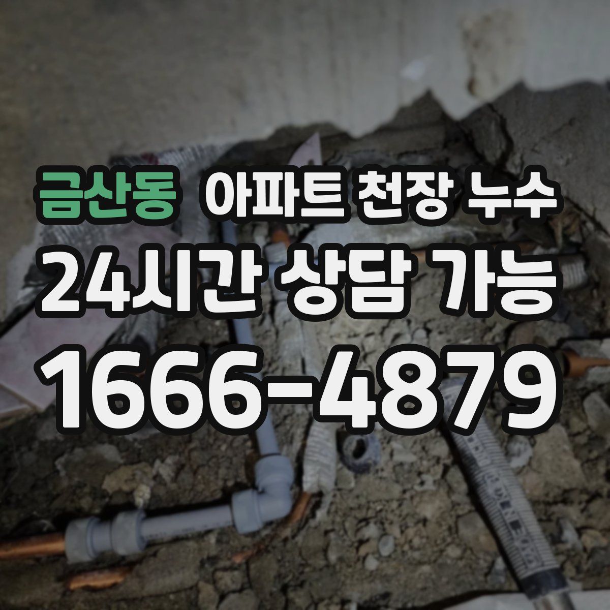 금산동 아파트 천장 누수