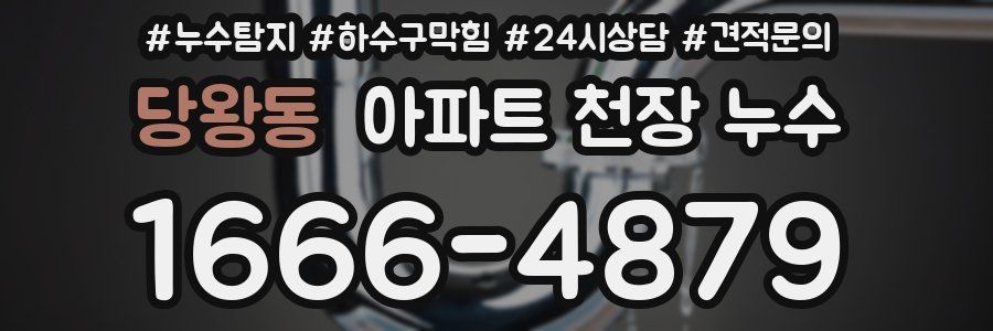 당왕동 아파트 천장 누수