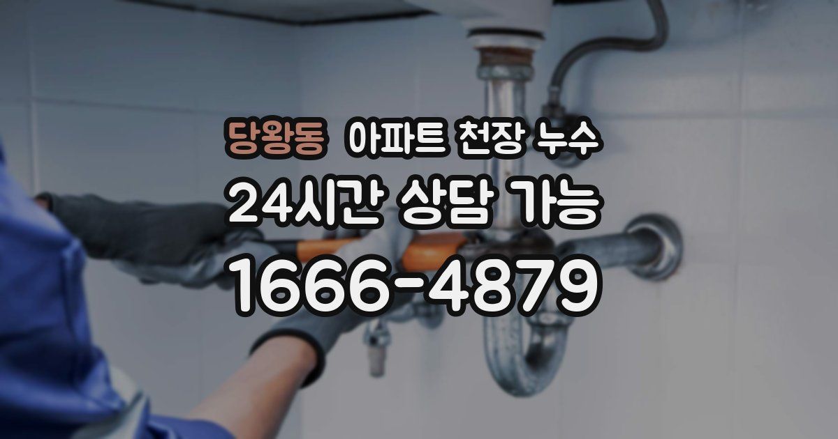 당왕동 아파트 천장 누수