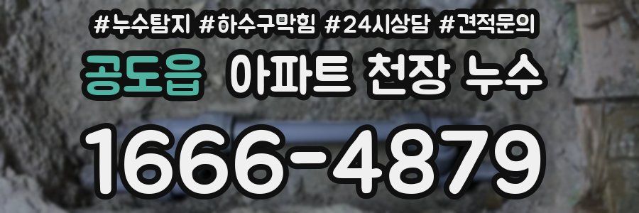 공도읍 아파트 천장 누수
