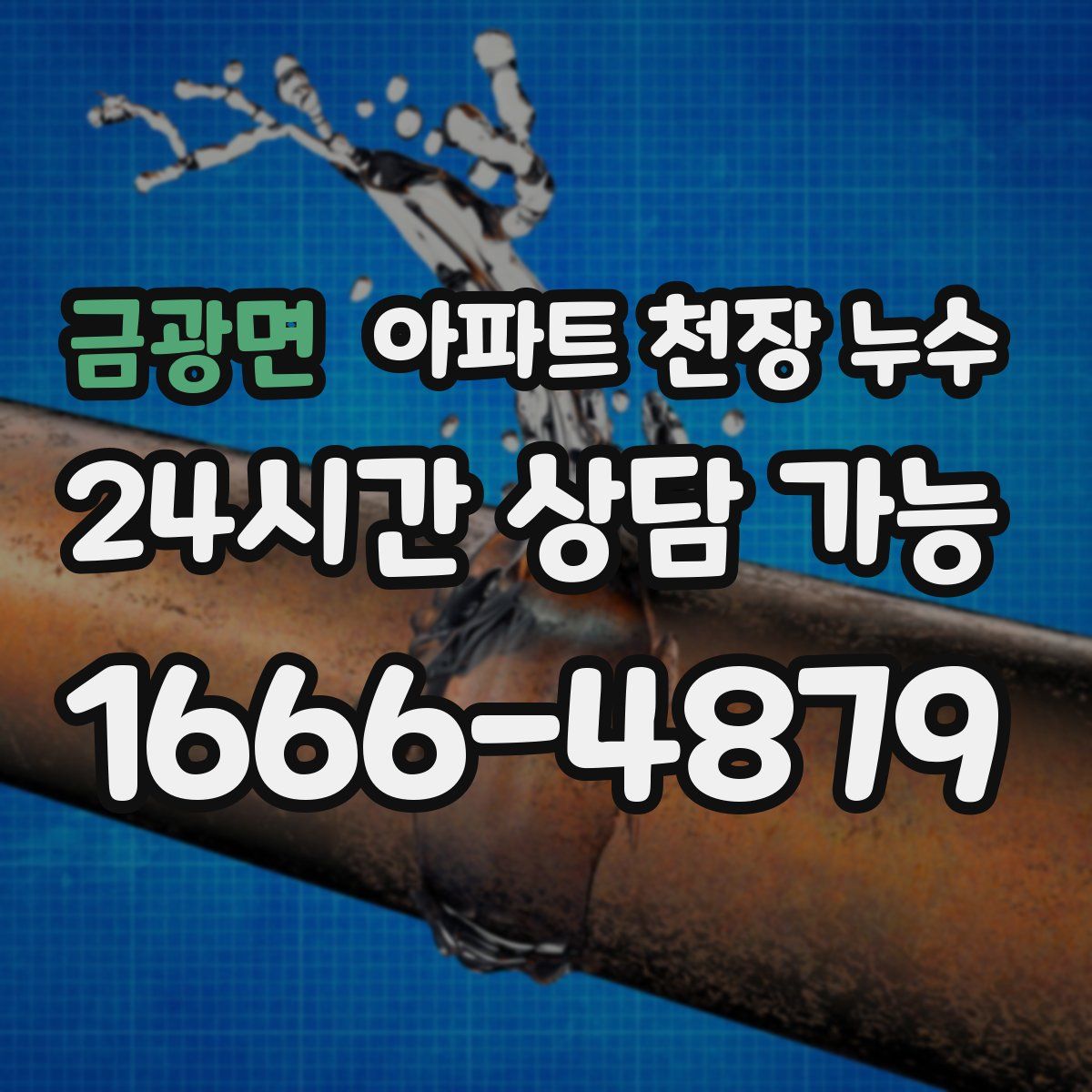 금광면 아파트 천장 누수