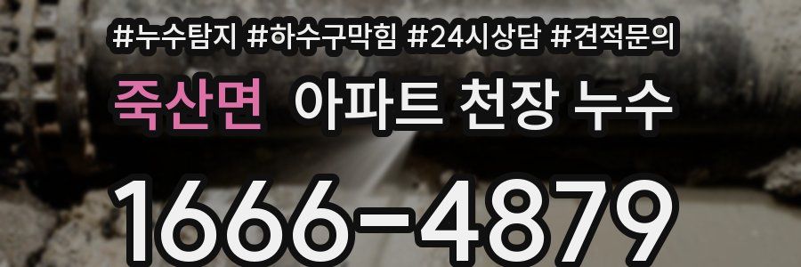 죽산면 아파트 천장 누수