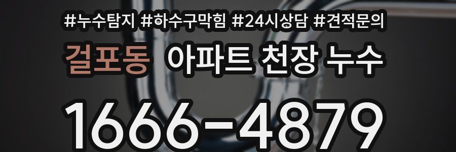 걸포동 아파트 천장 누수