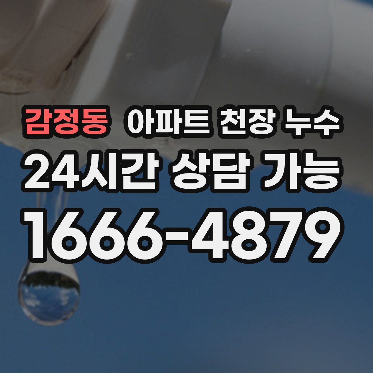 감정동 아파트 천장 누수