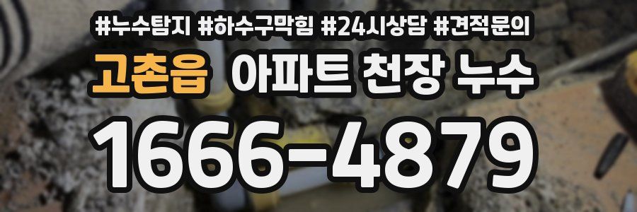 고촌읍 아파트 천장 누수