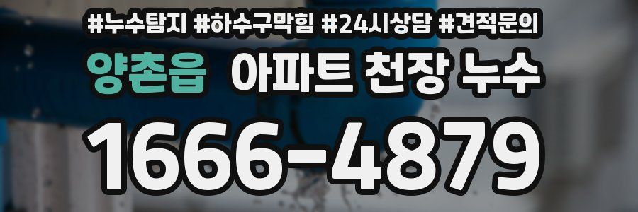 양촌읍 아파트 천장 누수
