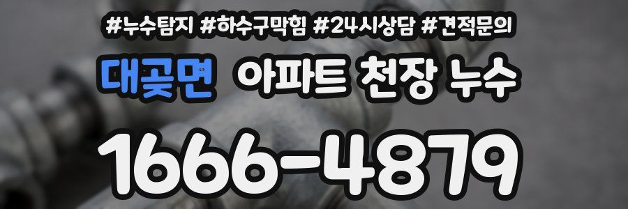 대곶면 아파트 천장 누수