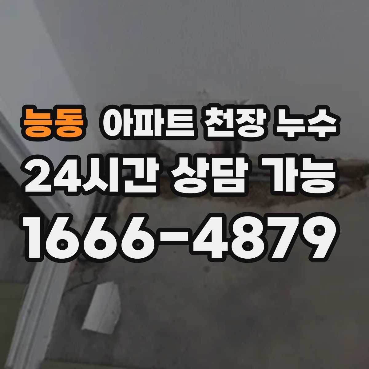 능동 아파트 천장 누수