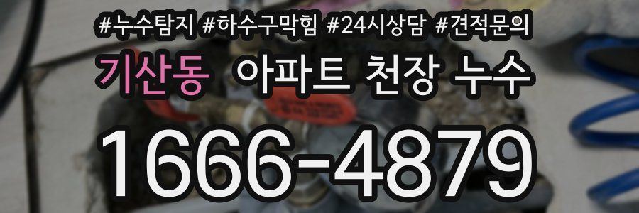 기산동 아파트 천장 누수