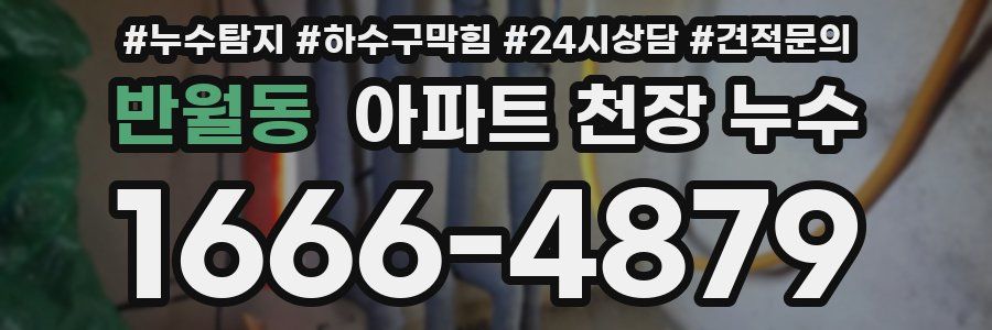 반월동 아파트 천장 누수