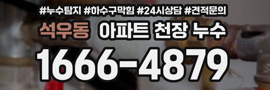 석우동 아파트 천장 누수