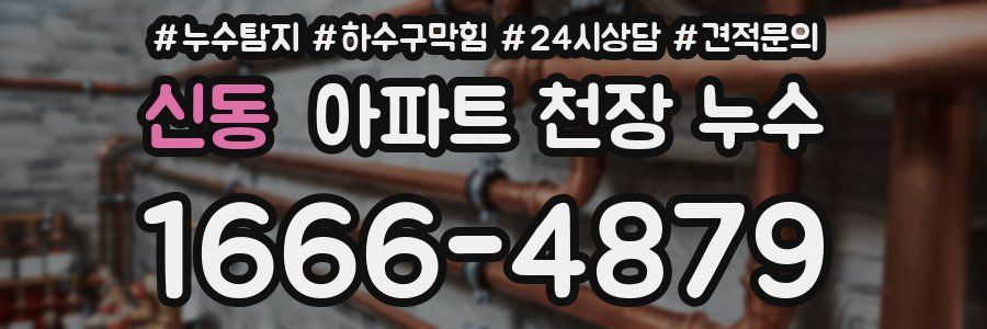 신동 아파트 천장 누수