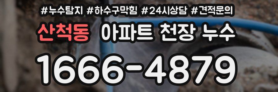 산척동 아파트 천장 누수