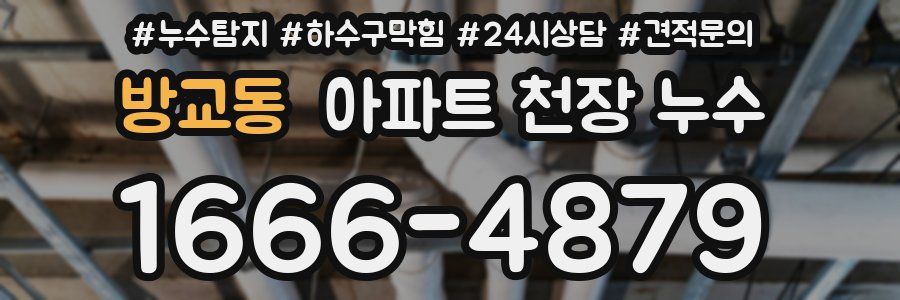 방교동 아파트 천장 누수