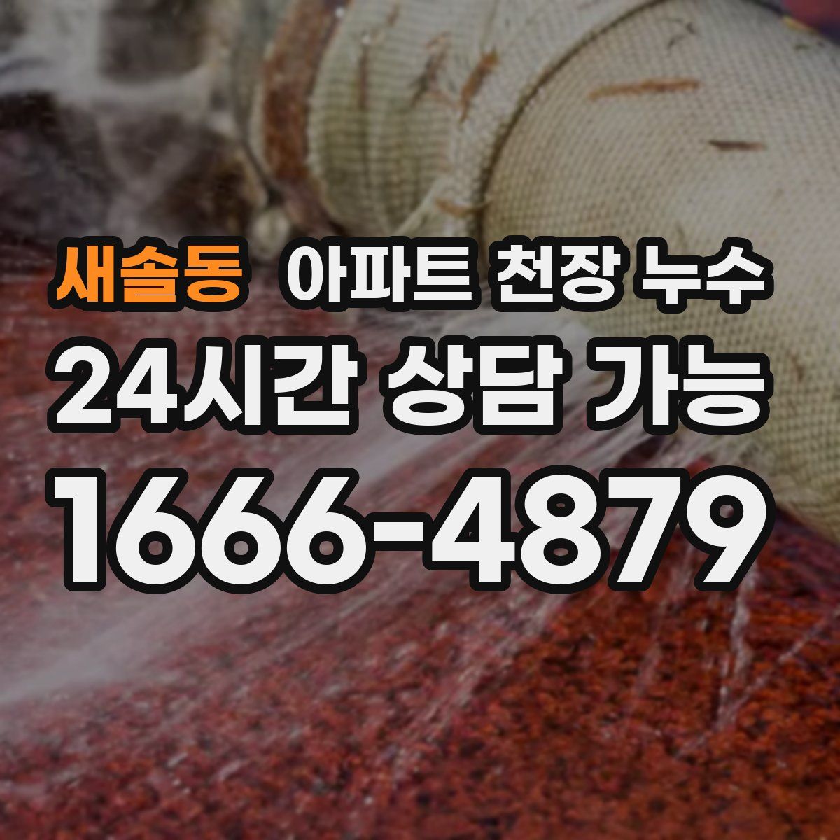 새솔동 아파트 천장 누수