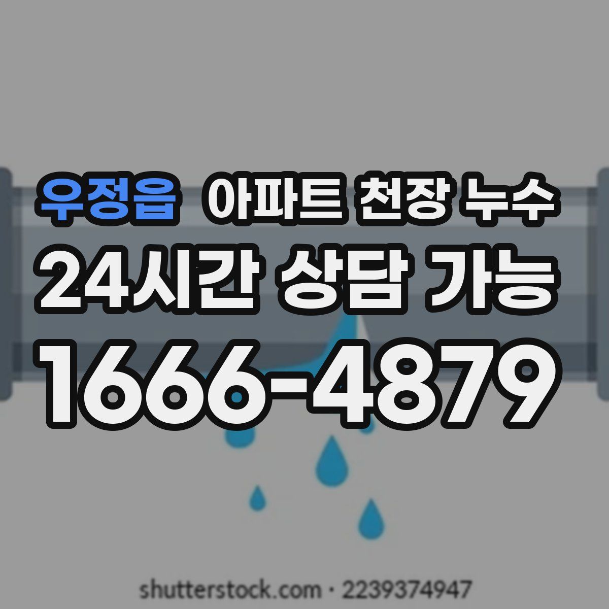 우정읍 아파트 천장 누수