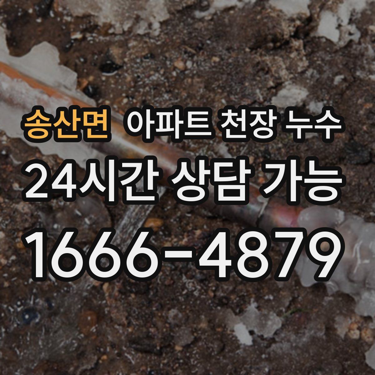 송산면 아파트 천장 누수