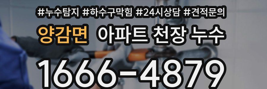 양감면 아파트 천장 누수