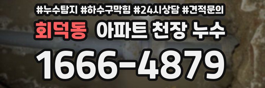 회덕동 아파트 천장 누수