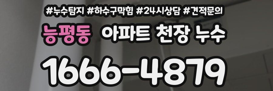 능평동 아파트 천장 누수
