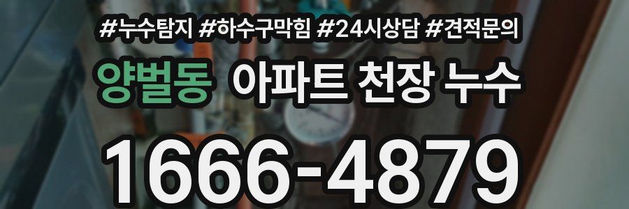 양벌동 아파트 천장 누수