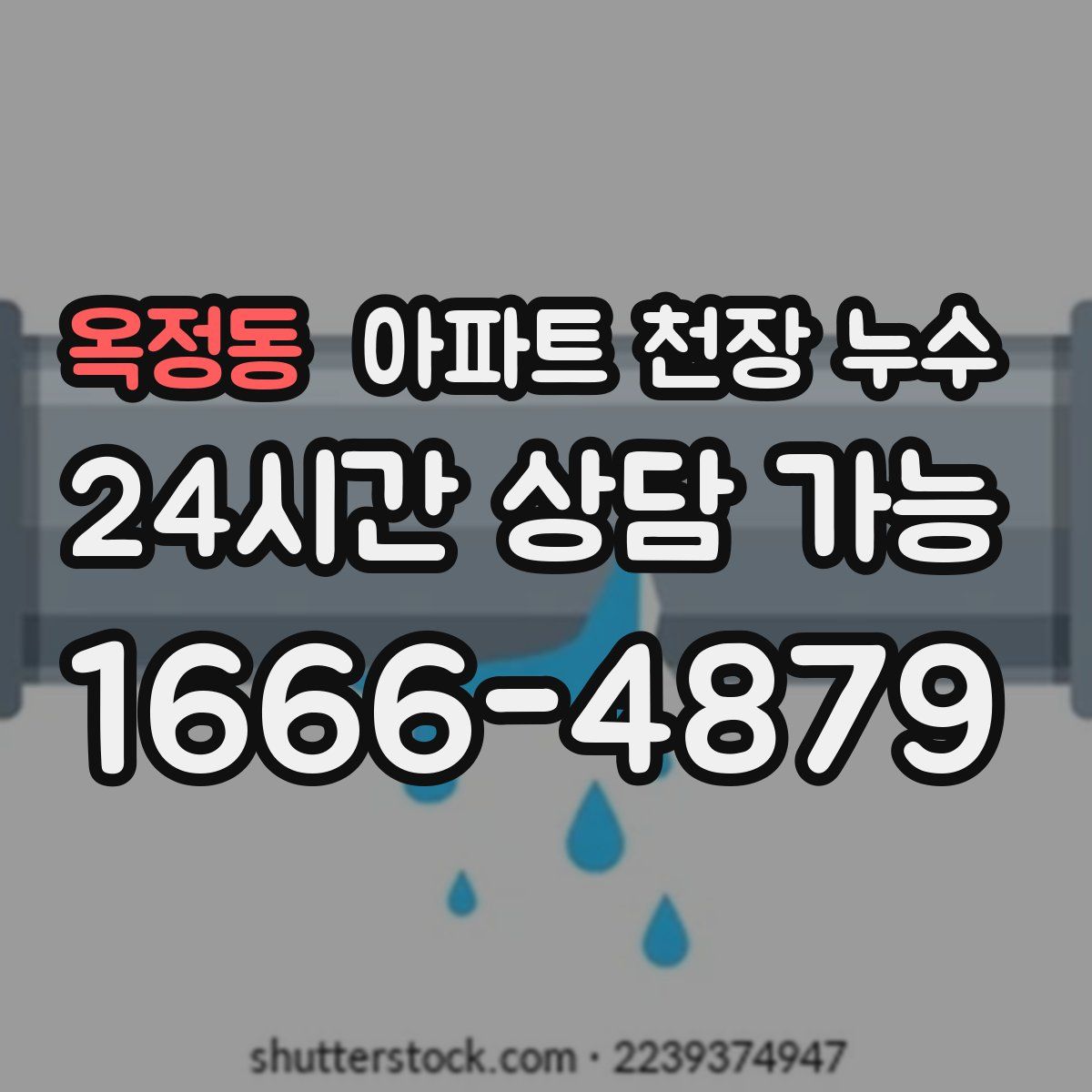옥정동 아파트 천장 누수