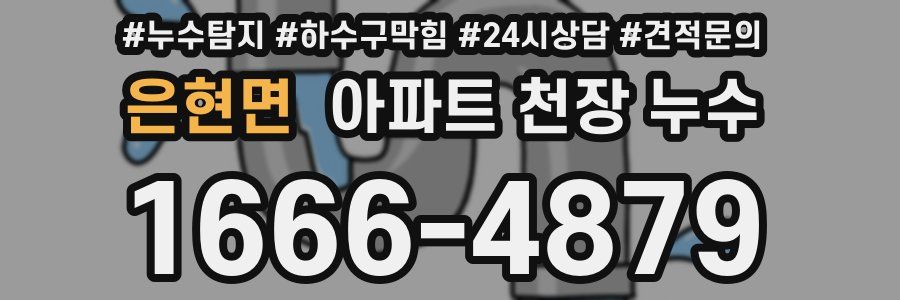 은현면 아파트 천장 누수