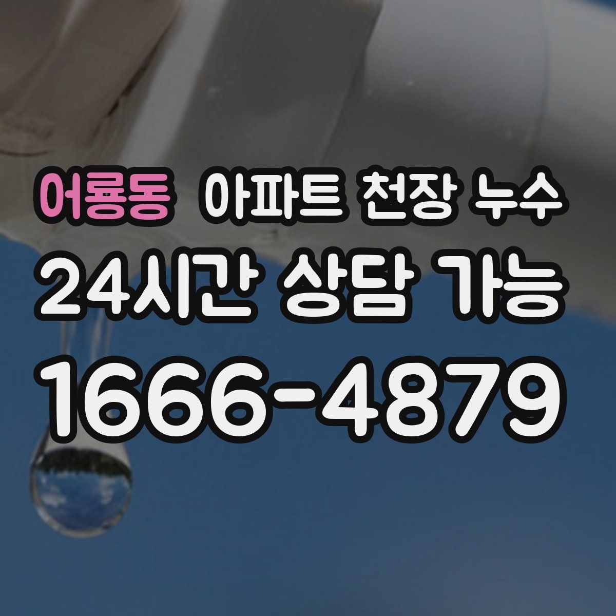 어룡동 아파트 천장 누수