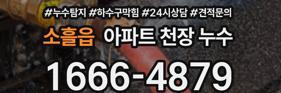 소흘읍 아파트 천장 누수