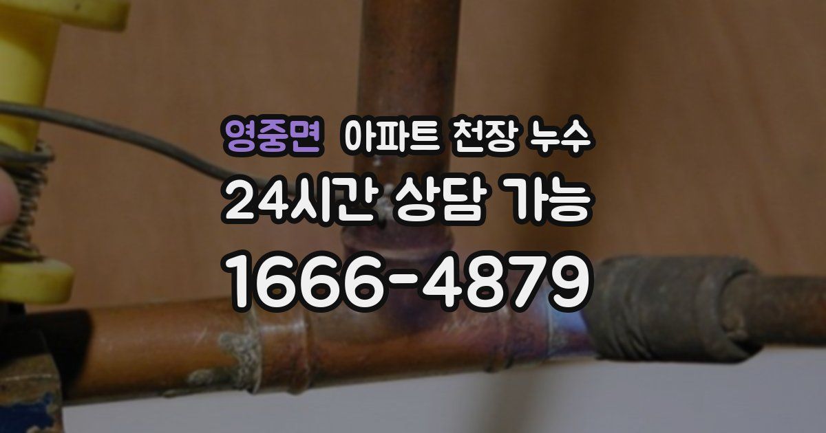 영중면 아파트 천장 누수