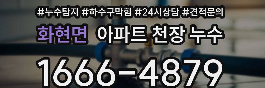 화현면 아파트 천장 누수