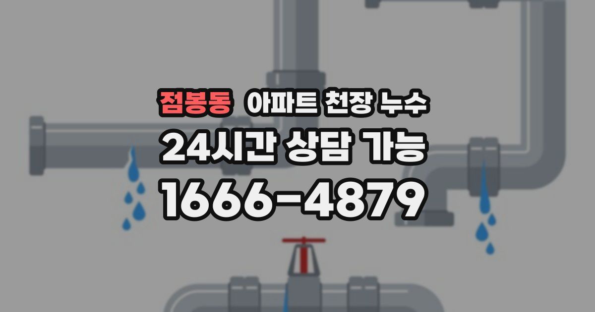 점봉동 아파트 천장 누수