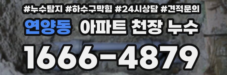 연양동 아파트 천장 누수