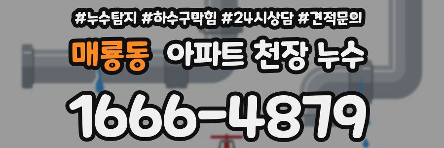 매룡동 아파트 천장 누수