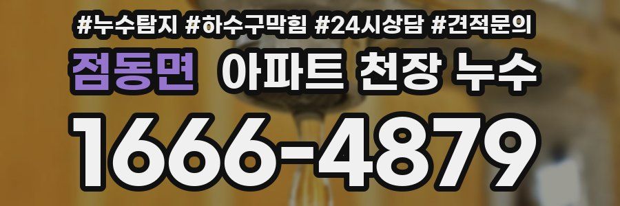 점동면 아파트 천장 누수