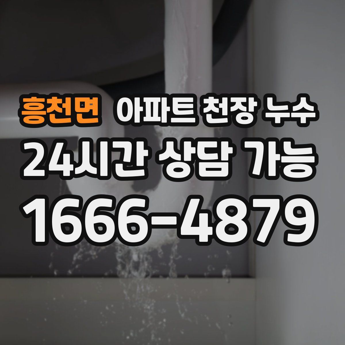 흥천면 아파트 천장 누수