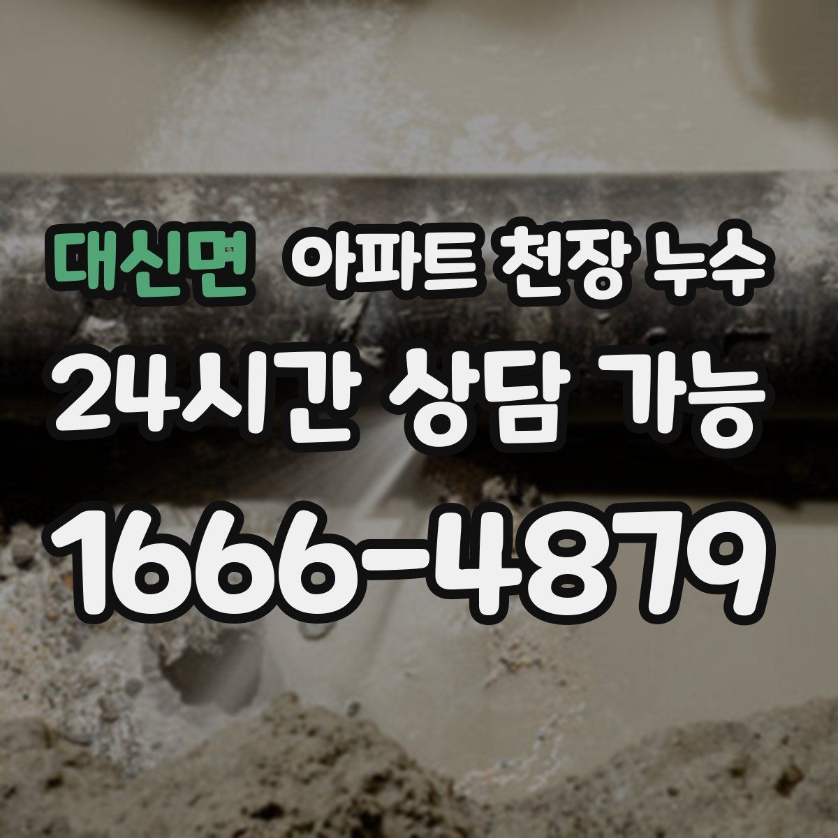대신면 아파트 천장 누수
