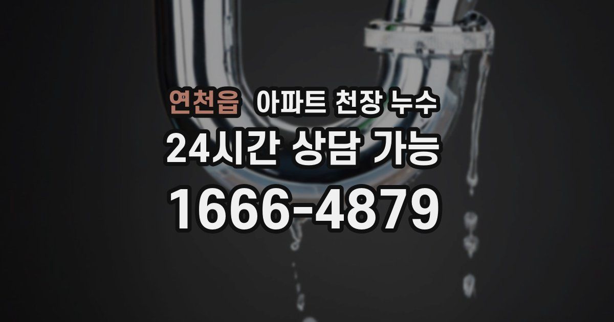 연천읍 아파트 천장 누수