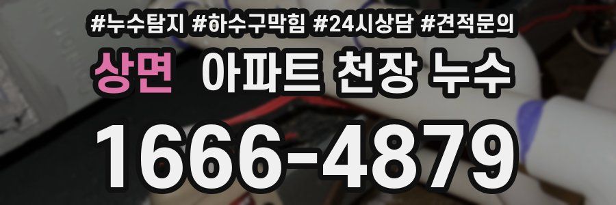 상면 아파트 천장 누수