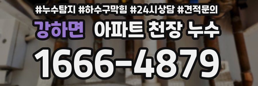 강하면 아파트 천장 누수