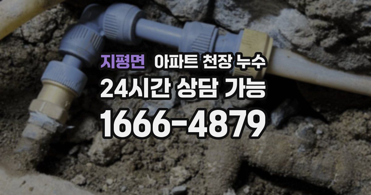 지평면 아파트 천장 누수