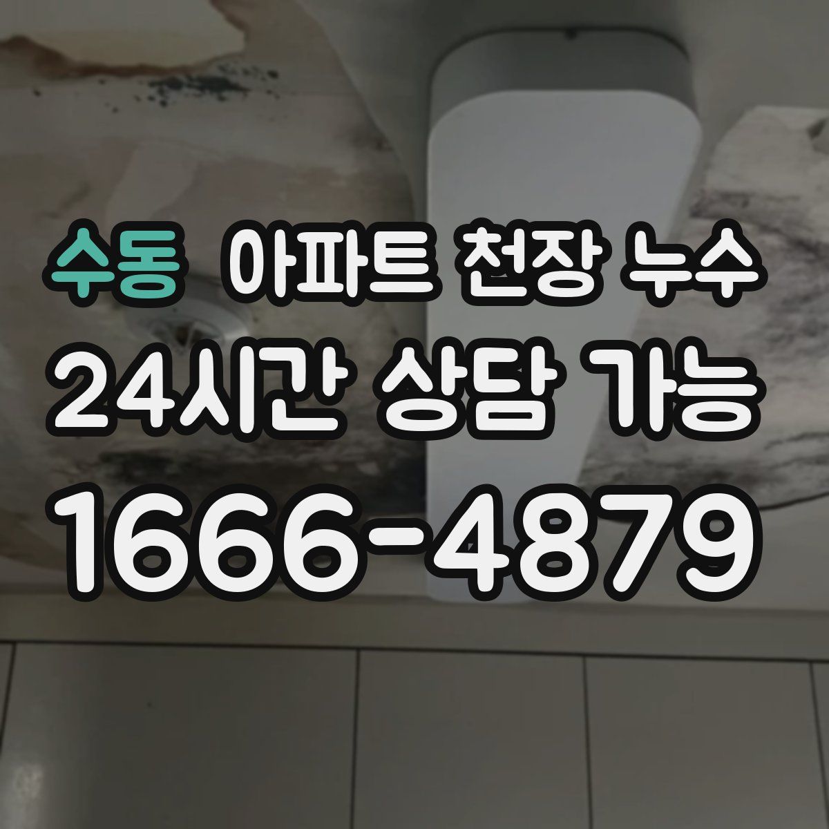 수동 아파트 천장 누수