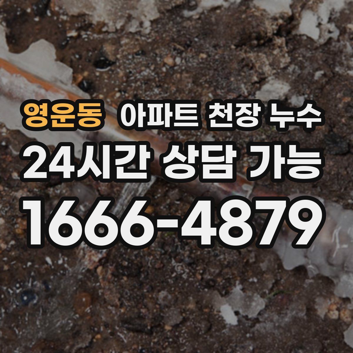 영운동 아파트 천장 누수