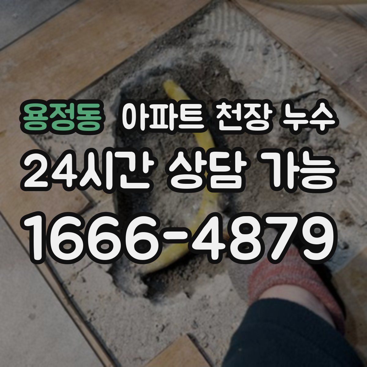 용정동 아파트 천장 누수